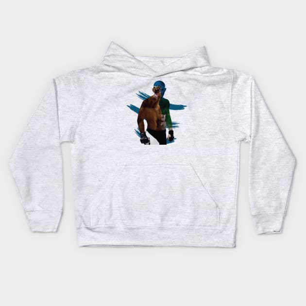 Khabib The Eagle Nurmagomedov - UFC MMA Beast Kids Hoodie by Cheel